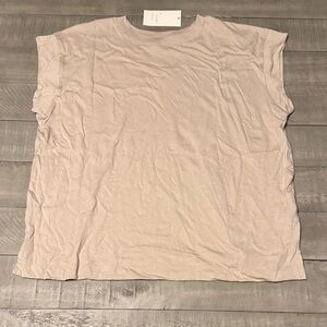 a new day Women's Tan Short Sleeve Tee